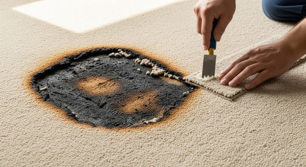 How to Burnt Carpet in Sydney