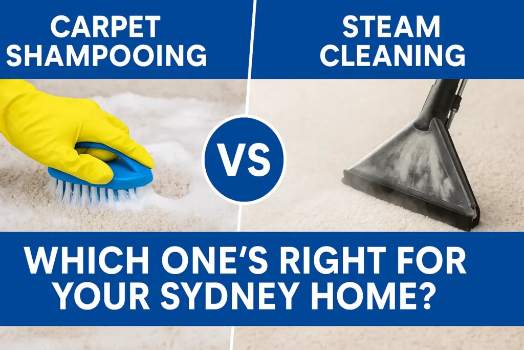 Carpet Shampooing vs Steam Cleaning