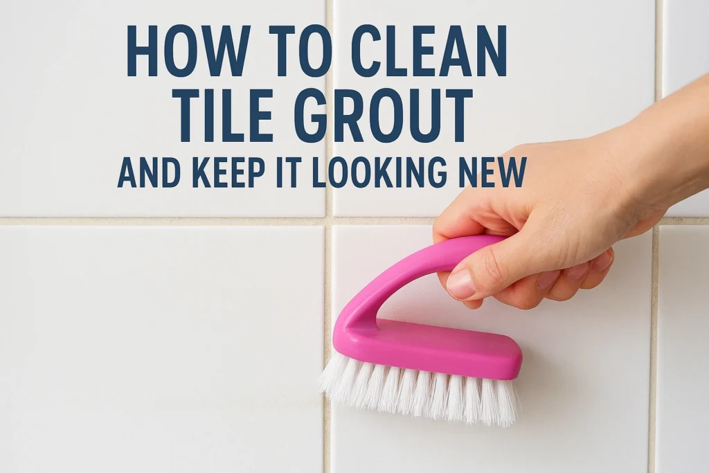 How to Clean Tile Grout