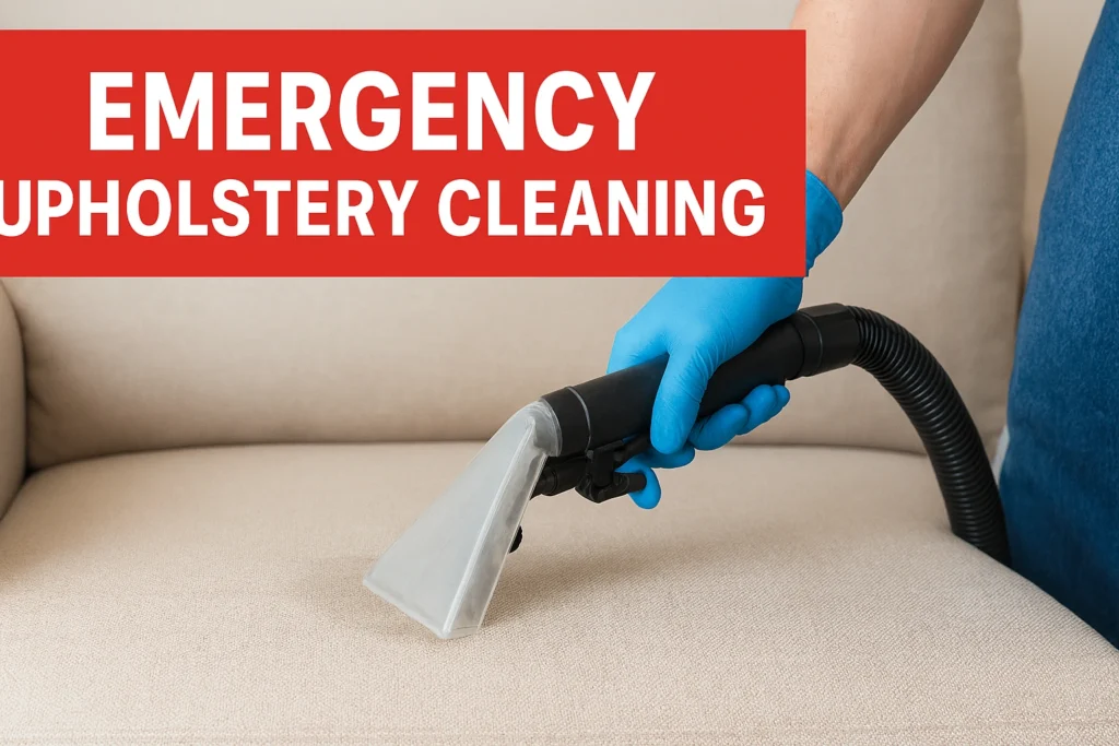 Emergency Upholstery Cleaning