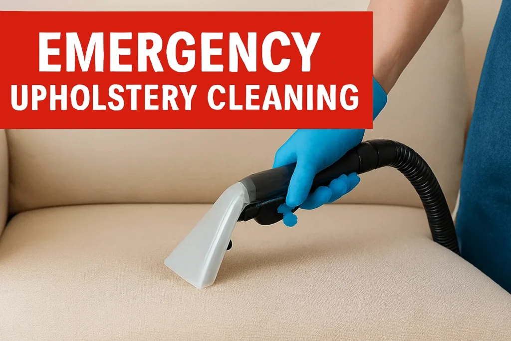 Emergency Upholstery Cleaning