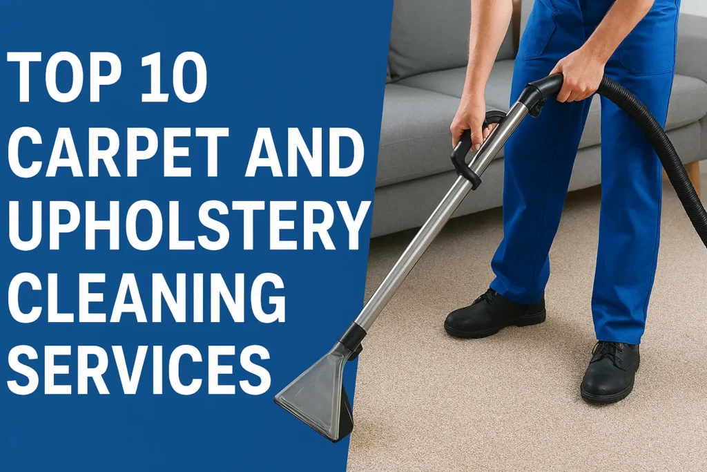 Carpet and Upholstery Cleaning Services