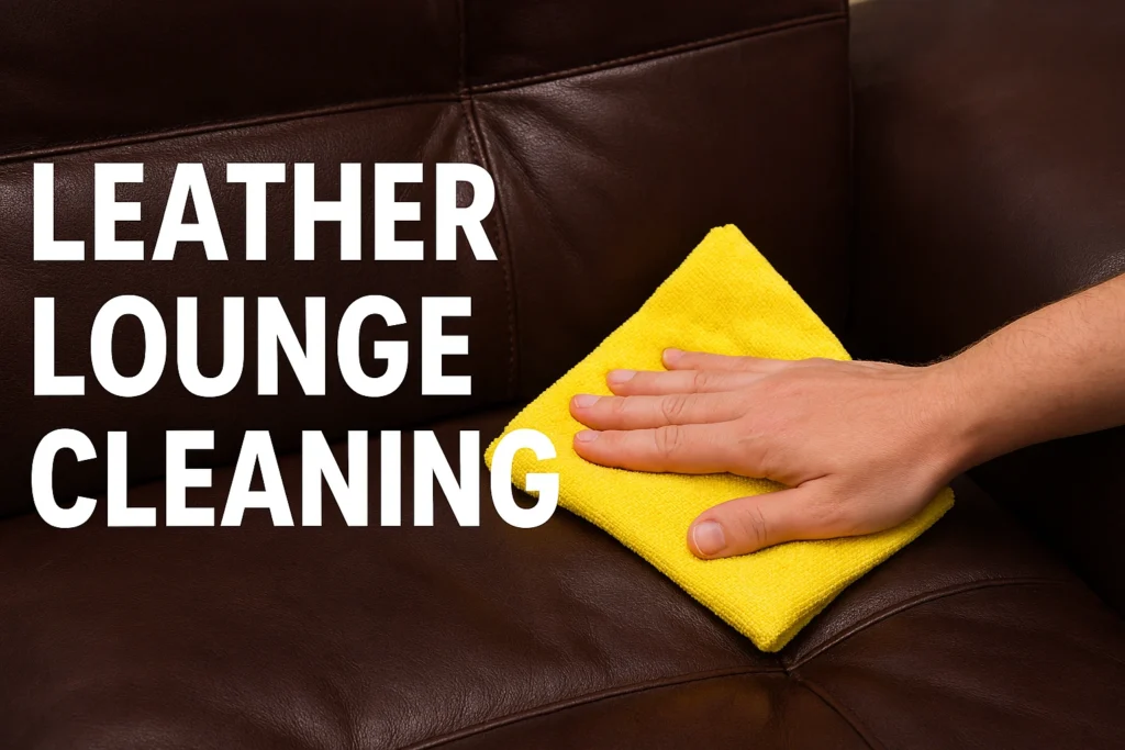 leather lounge cleaning